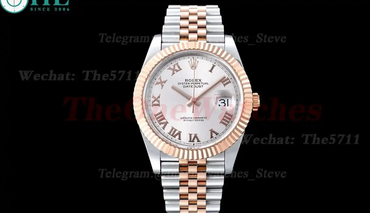 Datejust 126231 36mm White Rmn SS RG GMF A2824