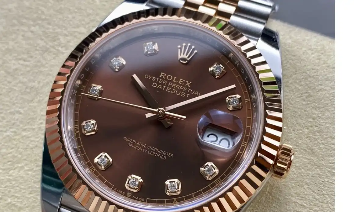 Datejust 126331 41mm Jub RG SS Brown Dia ARF SH3235(Tungsten Heavy Version)