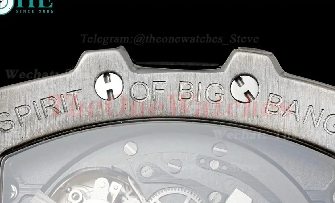 Spirit of Big Bang Chrono 42mm TI RU Blue Skeleton Dial BBF A7750 Mod