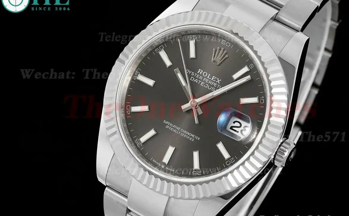 Datejust 126334 41mm SS SS Grey Stk EWEF A3235