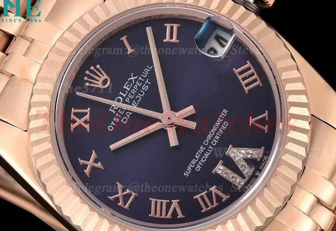 Datejust 31mm RG RG Dark Blue Dial GDF MY8215