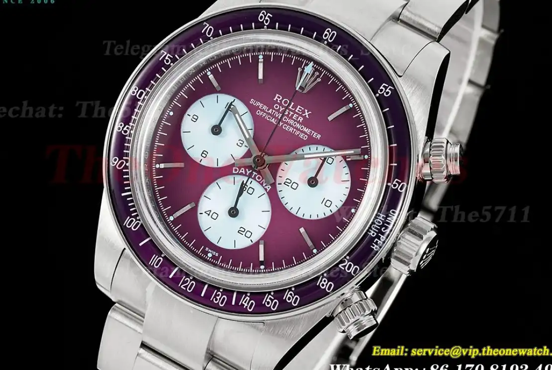 Daytona "Warm Burgundy” 40mm SS SS Burgundy Dial ADGF A4802