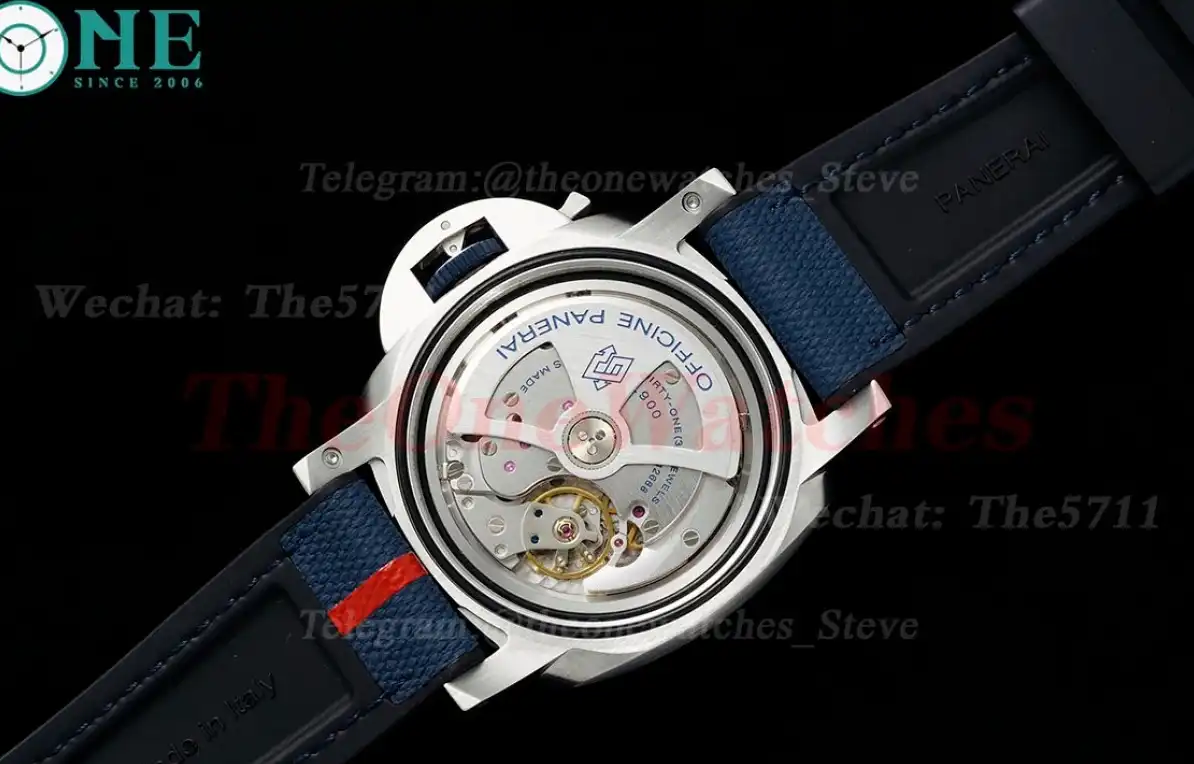 Submersible PAM1391 Luna Rossa 44mm SS RU Blue Dial VSF P900