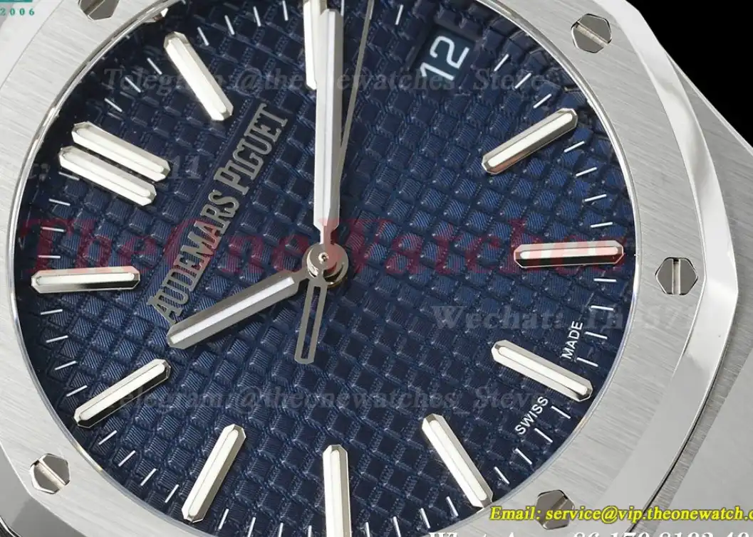 Royal Oak 41mm 15510 SS SS Dark Blue Stk IPF A4302 Super Clone