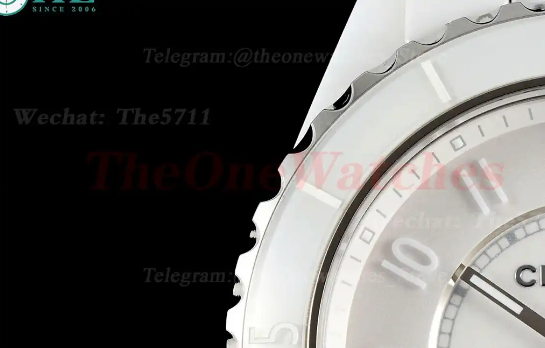 J12 38mm White Ceramic Cer White Num HTF A21.1