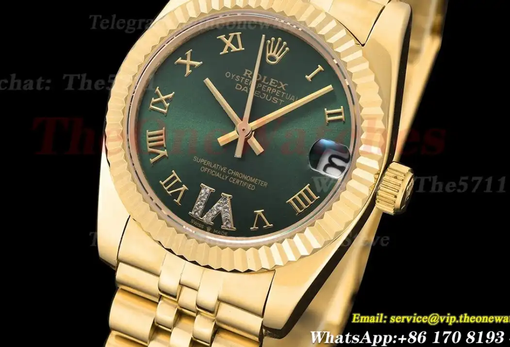 Datejust 28mm Jub RG RG Green Rmn GDF MY8215