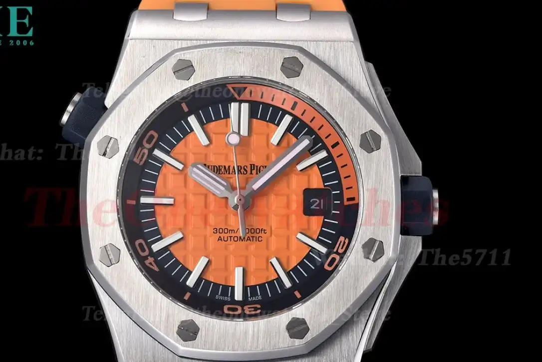 Royal Oak Offshore Diver 15710 42mm SS RU Orange Stk GDF MY8215