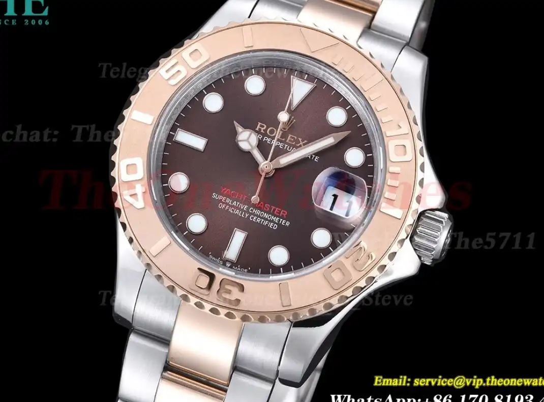 Yacht-Master 126621 40mm RG SS Brown Dot GDF MY8215