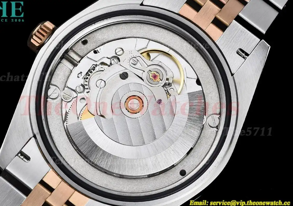 Datejust 126231 36mm Black Dia SS RG GMF A2824