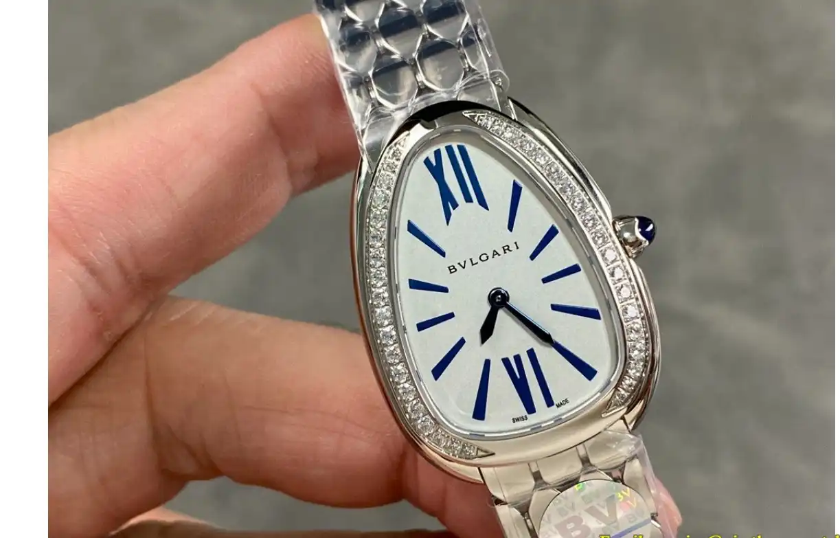 Serpenti Seduttori 33mm Dia SS SS White Dial BVF Swiss Qtz