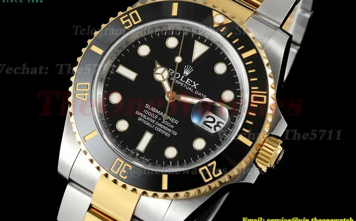 Submariner 126613LN 41mm SS YG Black Dot EWEF A3235