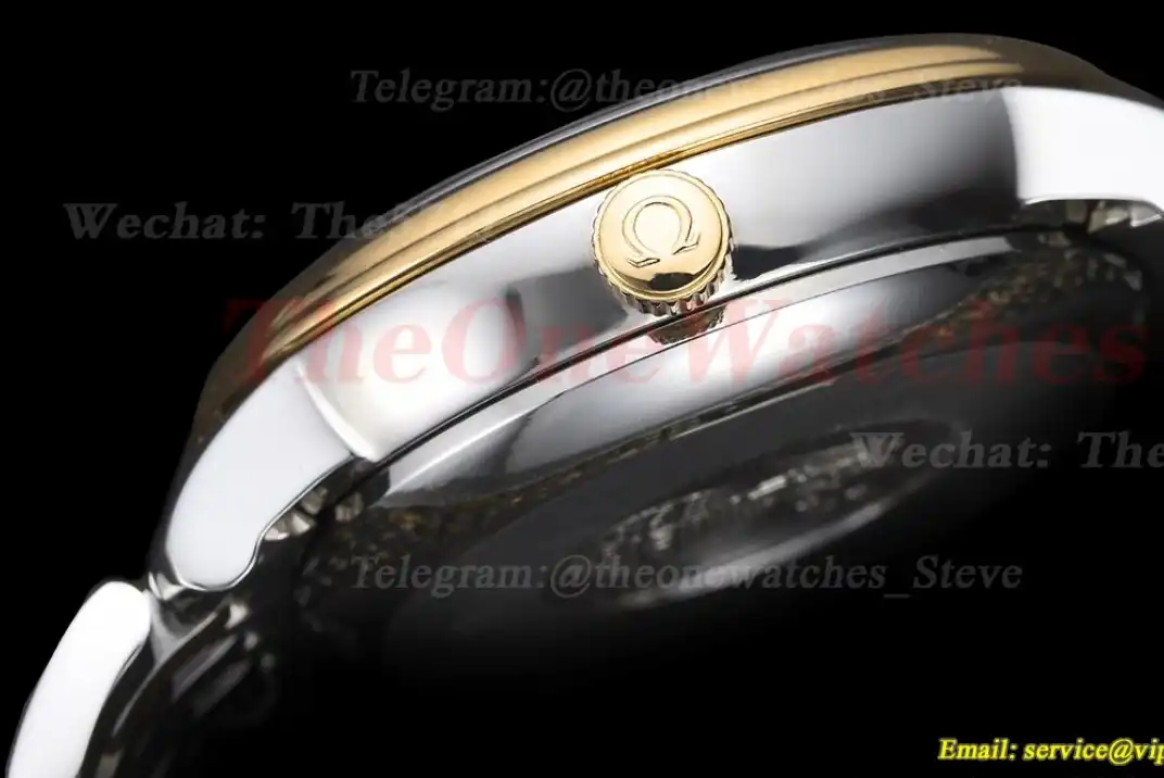 De Ville Prestige Ladies 32.7mm SS YG Gold Dial GDF MY8215