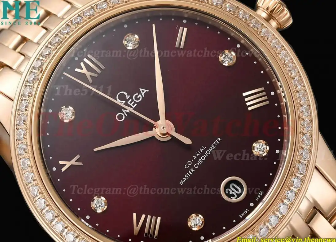 De Ville Prestige Ladies 34mm Dia RG RG Brown Dial VSF A8800