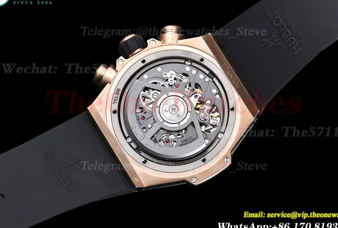 Big Bang Unico 42mm RG RU Skeleton Black Dial BBF HUB1280