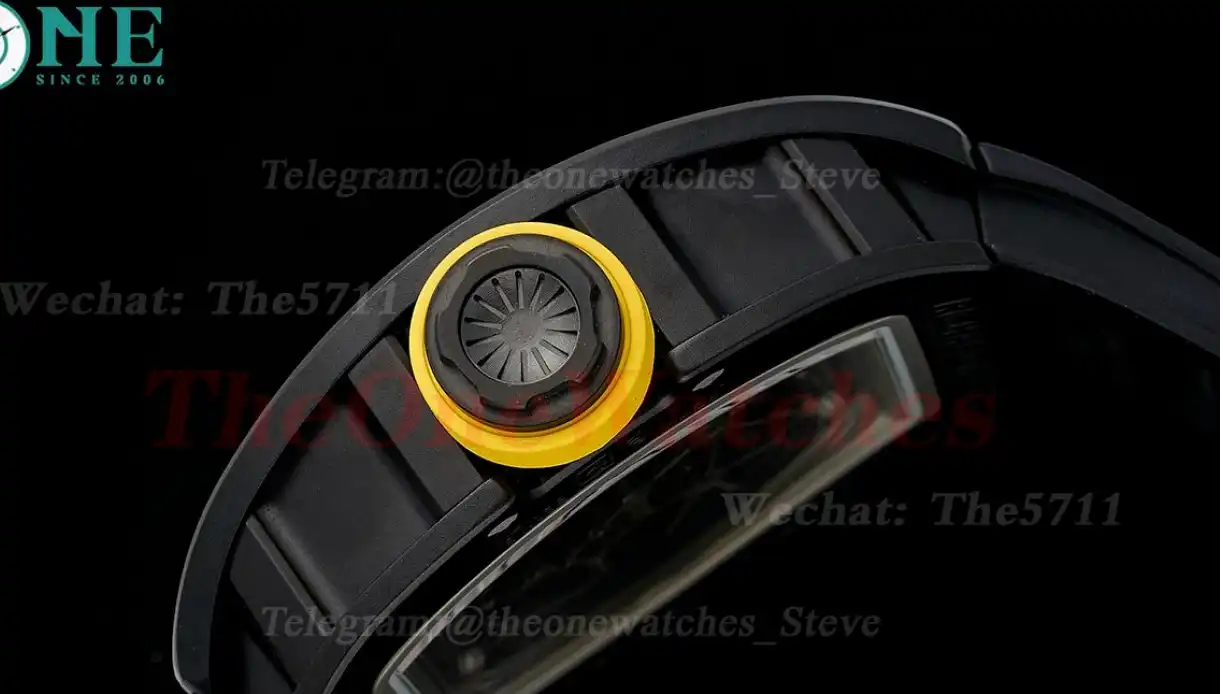 RM035-02 Black Ceramic RU Skeleton Dial Sonic RMAL1