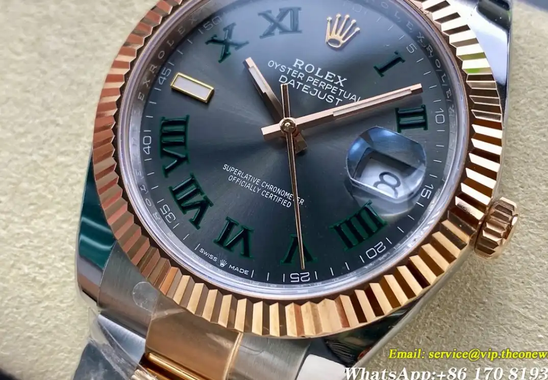 Datejust 126331 41mm Oys RG SS Grey Rmn ARF SH3235(Tungsten Heavy Version)