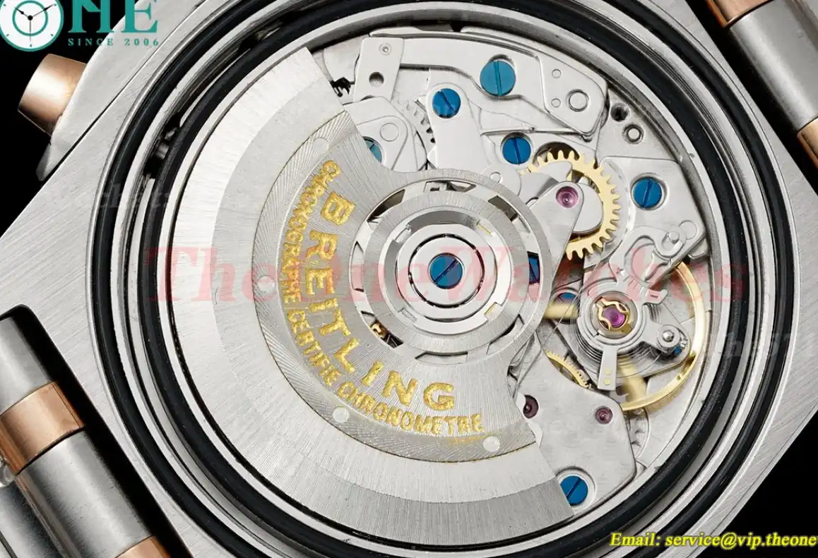 Chronomat B01 42MM RG SS Brown Stk TF A7750