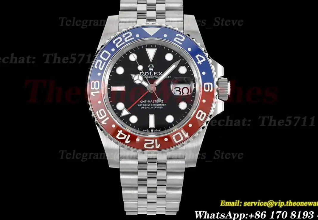 GMT Master II 126710 Pepsi Jub SS SS Red Blue GMF V6 VR3285