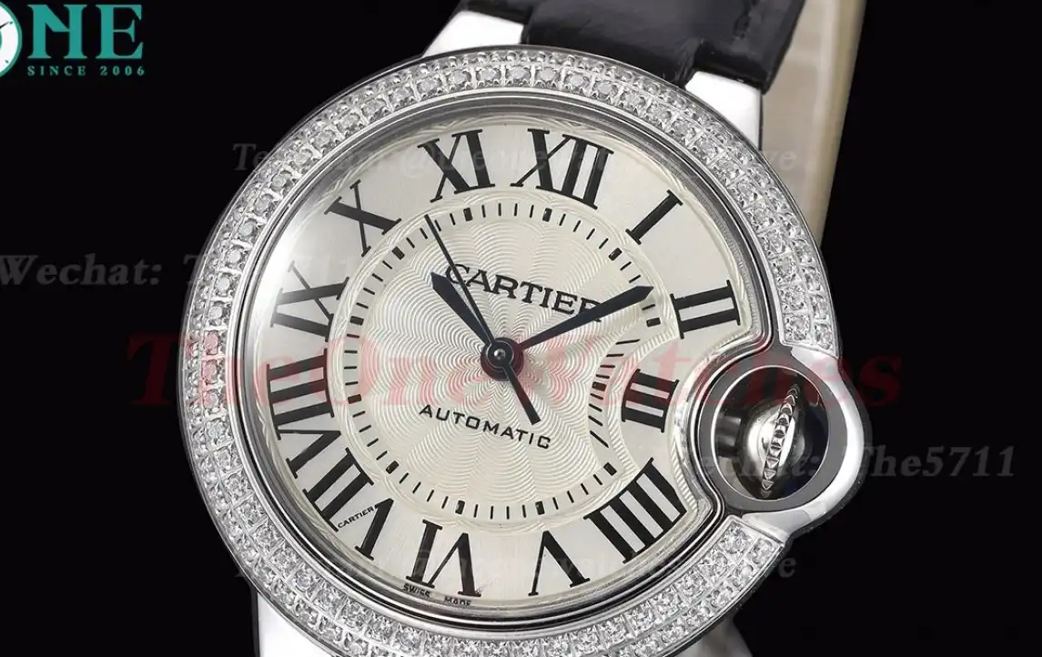 Ballon Bleu De Cartier 33mm Dia SS LE White Dial GDF NH05