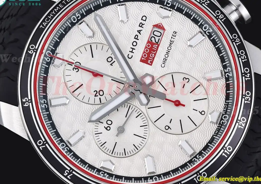 Mille Miglia Race 44mm SS RU White White Dial V7F A7750