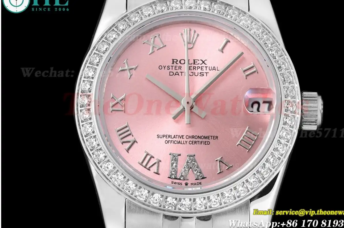 Datejust 28mm Dia SS SS Pink Rmn GDF MY8215