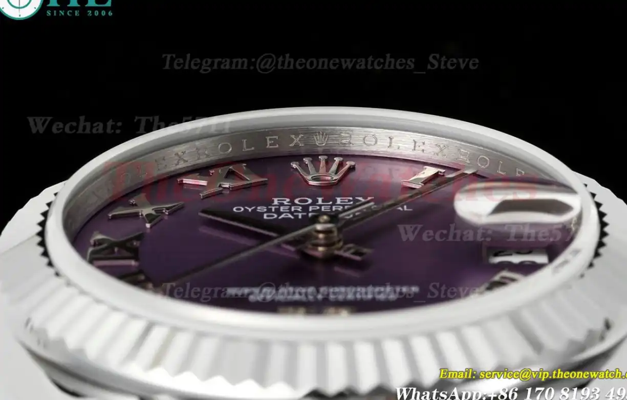 Datejust 278274 31mm Jub SS SS Purple Rmn GMF A2824