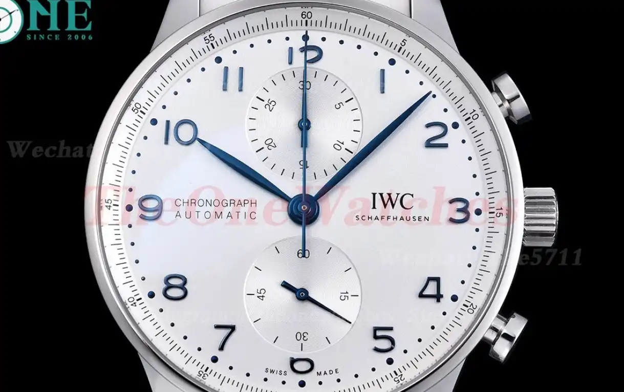 Portuguese Chrono IW371617 41mm SS SS White Num ZF A69355