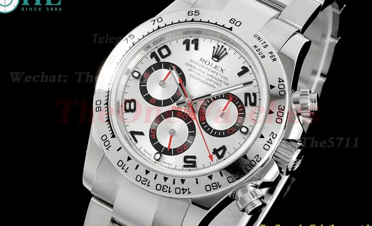 Daytona 116509 40mm SS SS Silver Dial OMF A7750