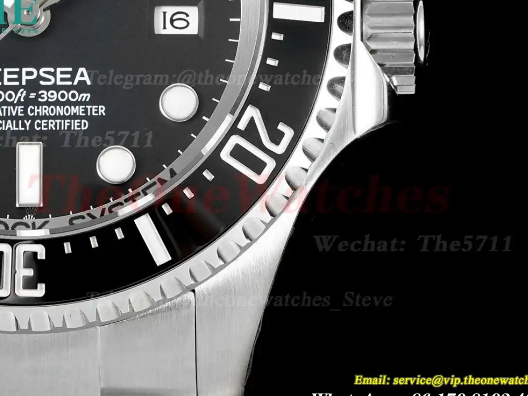 DeepSea 136660 44mm SS SS Black DIal EWEF A3235