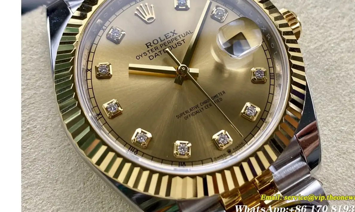 Datejust 126333 41mm Jub YG SS Gold Dia ARF SH3235(Tungsten Heavy Version)