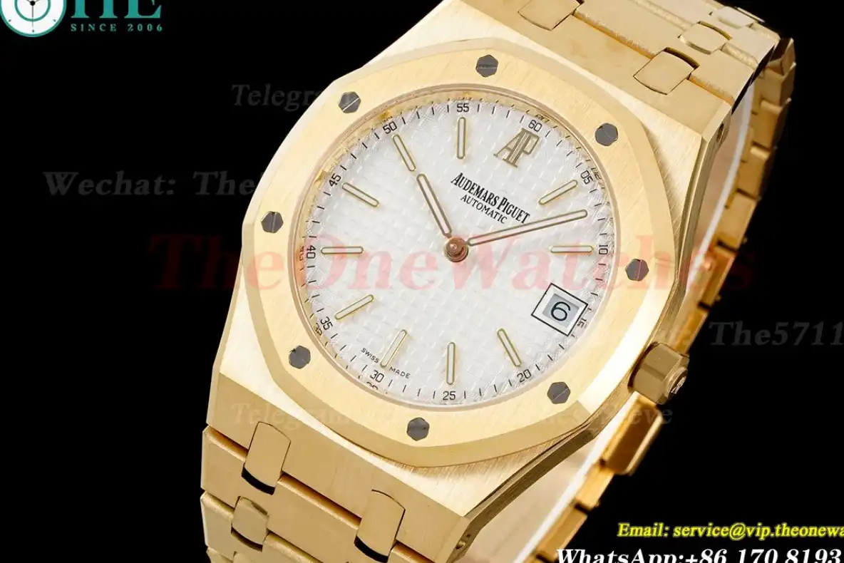 Royal Oak 15202 39mm YG YG White Dial IPF A2121