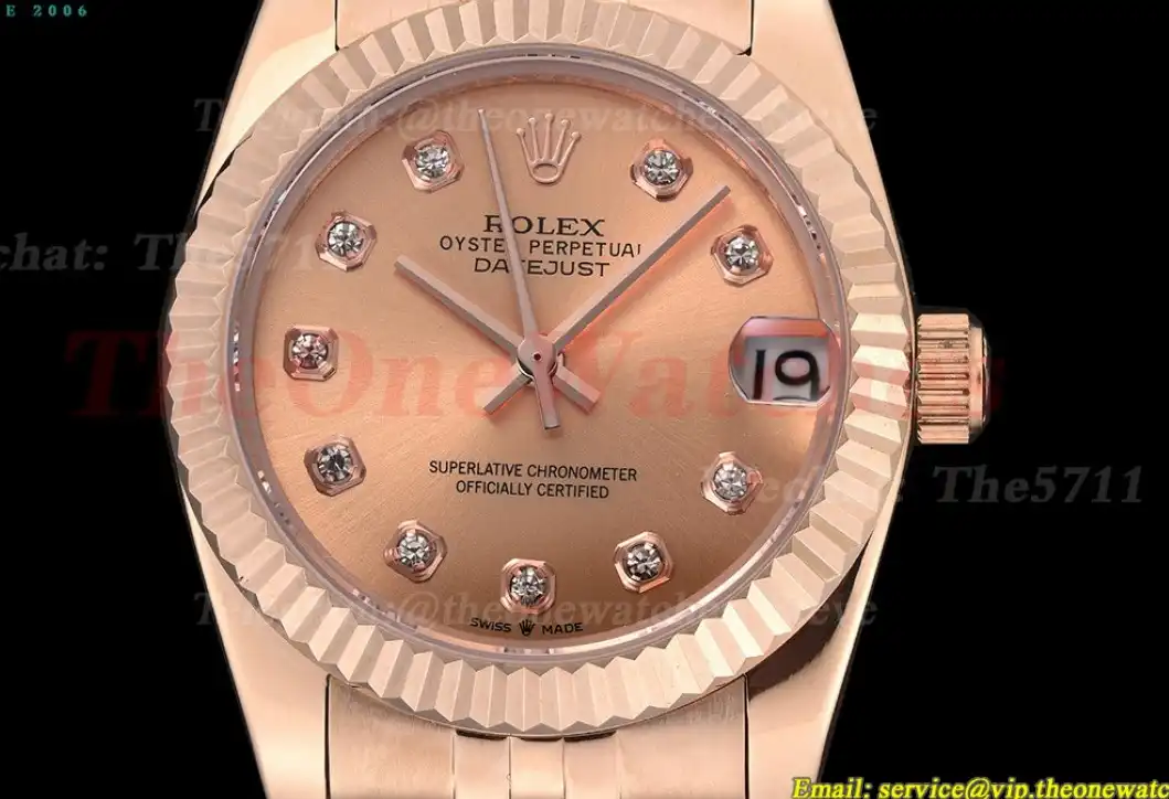 Datejust 31mm RG RG Rose Gold Dia GDF MY8215