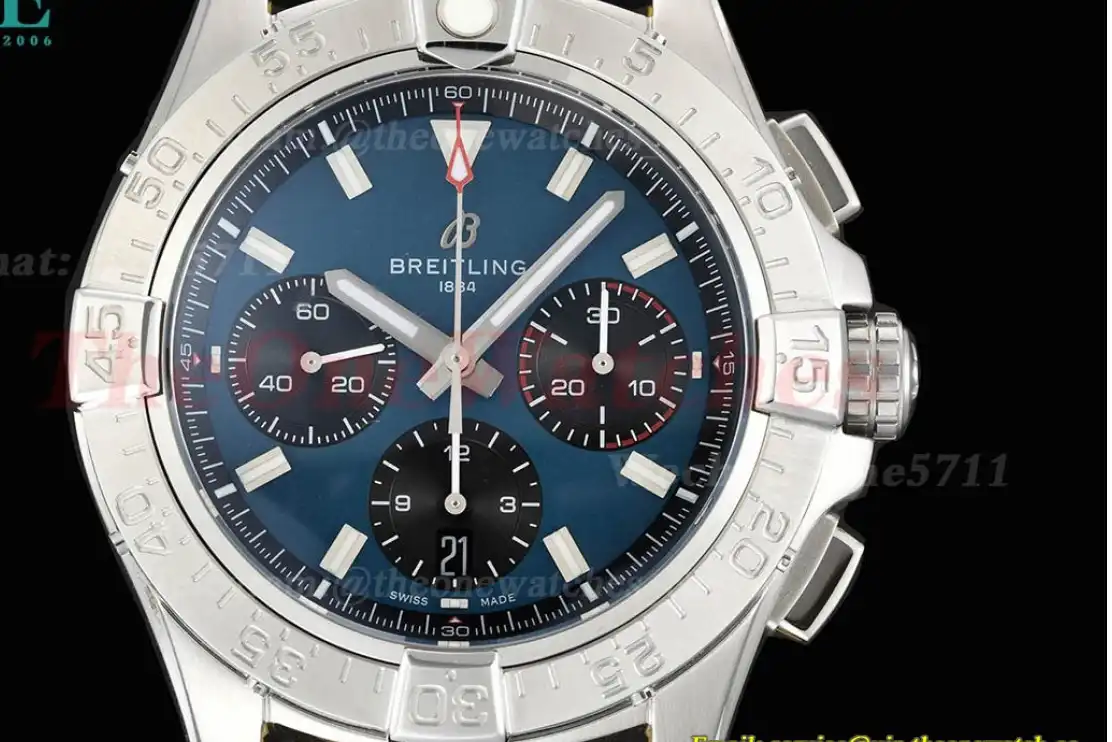 Avenger B01 Chrono 44mm SS NY Blue Dial BLSF Cal.01