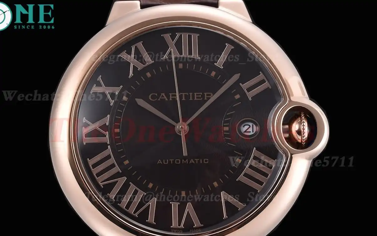 Ballon Bleu De Cartier 42mm RG LE Brown Dial GDF MY8215