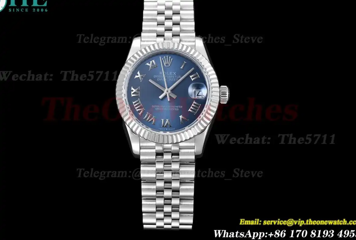 Datejust ladies 31mm SS SS Blue Rmn WF A2671