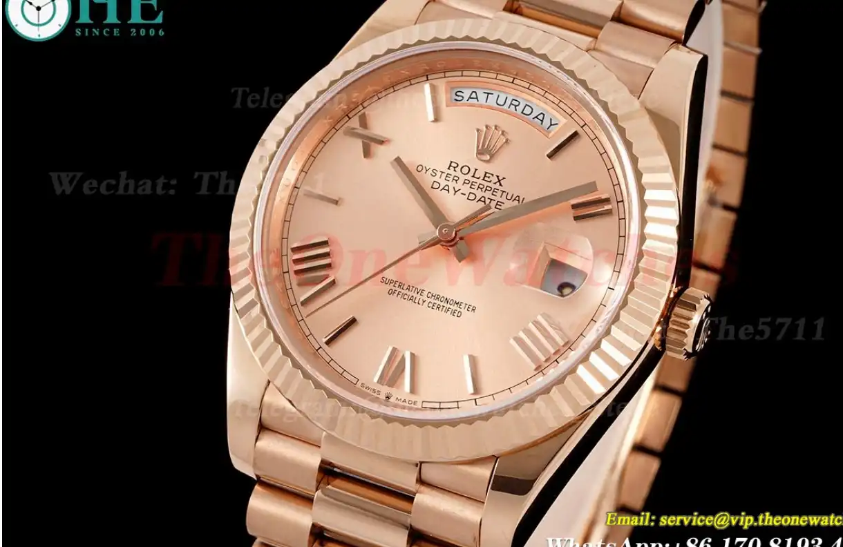 DayDate 228235 40mm Pres RG RG Rose Gold Dial GMF A2836 (Gain Weight)