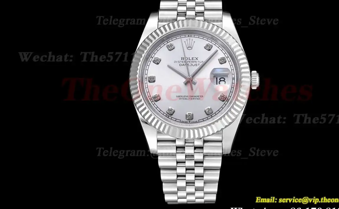 Datejust 126334 41MM SS SS Silver Dia EWEF A3235