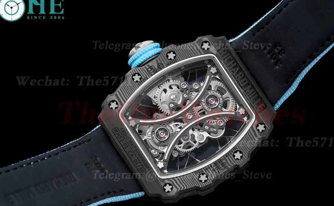 RM53-01 Carbon NY Skeleton Dial RMF Tourbillon