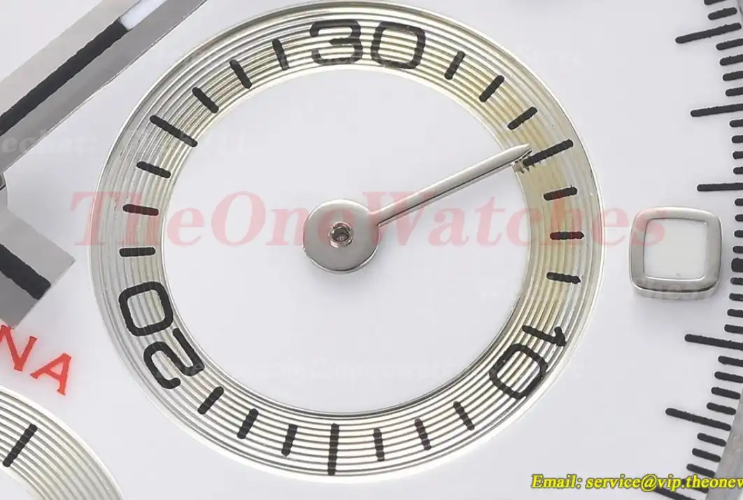 Daytona 40mm SS RU White Dial GDF A3836