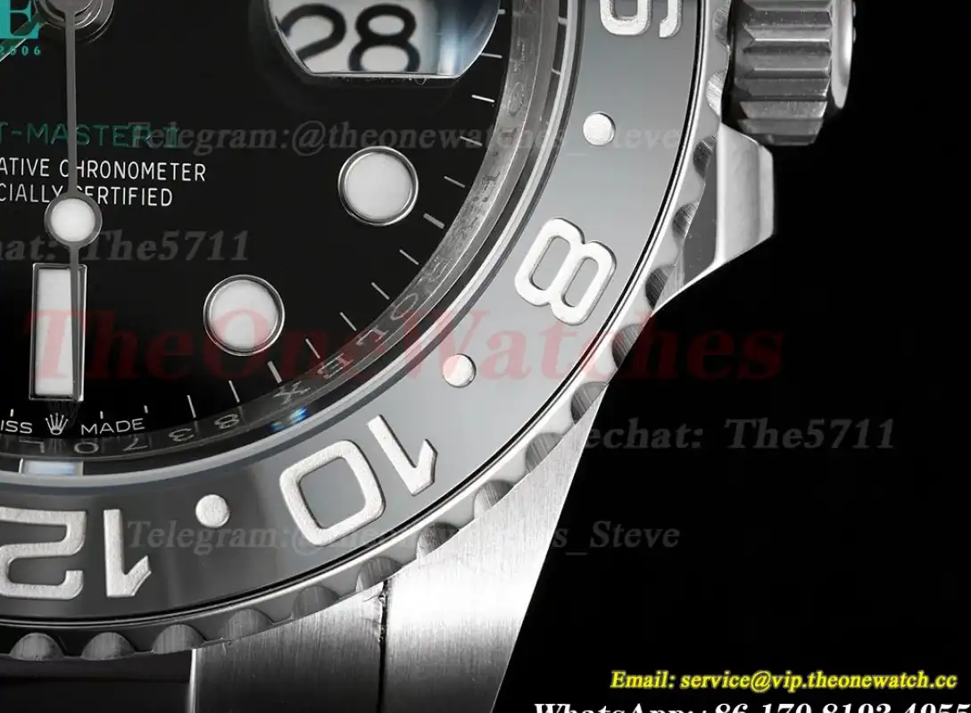 GMT Master II 126710 Bruce Wayne Oys 40mm SS SS Black Dial ARF VR3285