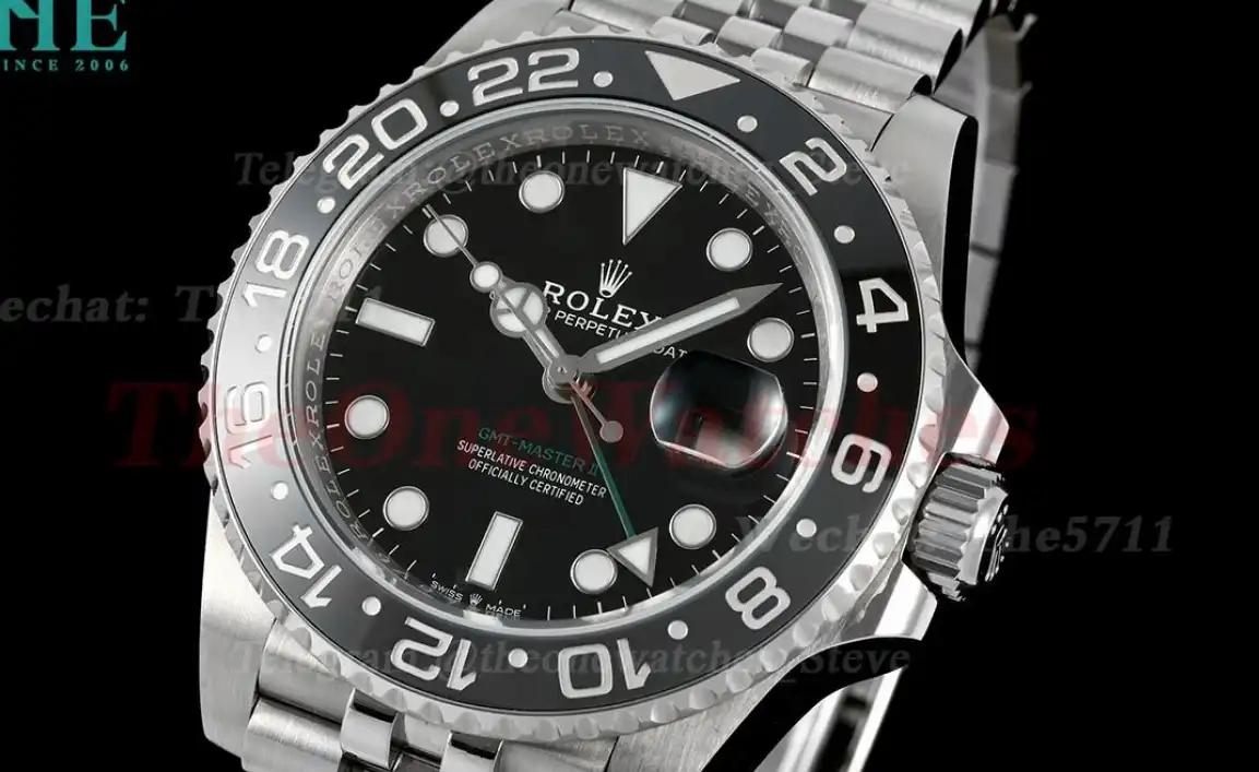 GMT Master II 126710 Bruce Wayne Jub 40mm SS SS Black Clean DD3285 Super Clone