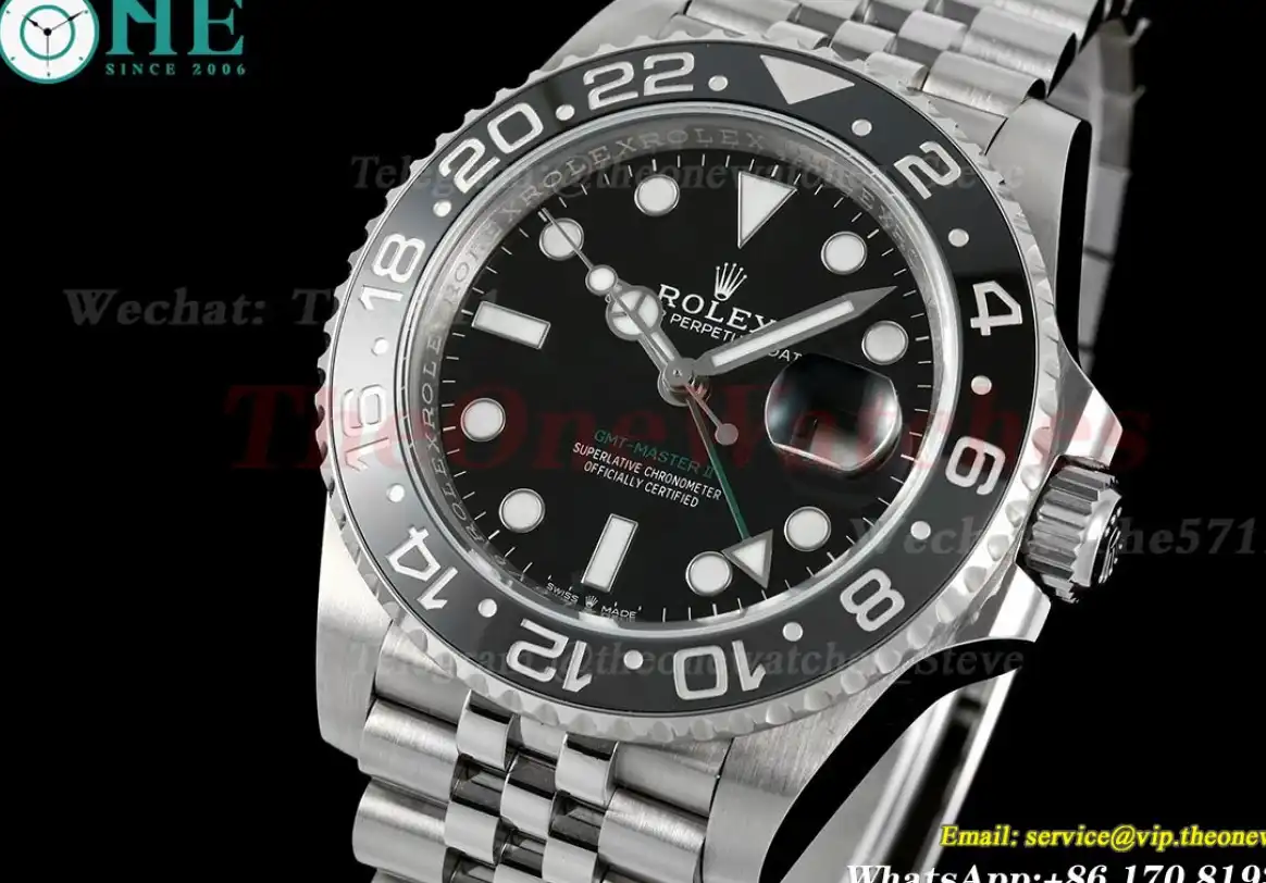 GMT Master II 126710 Bruce Wayne Jub 40mm SS SS Black Dial ARF VR3285