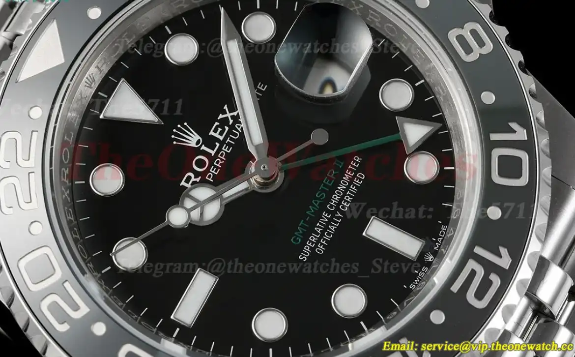 GMT Master II 126710 Bruce Wayne Jub 40mm SS SS Black Dial ARF VR3285