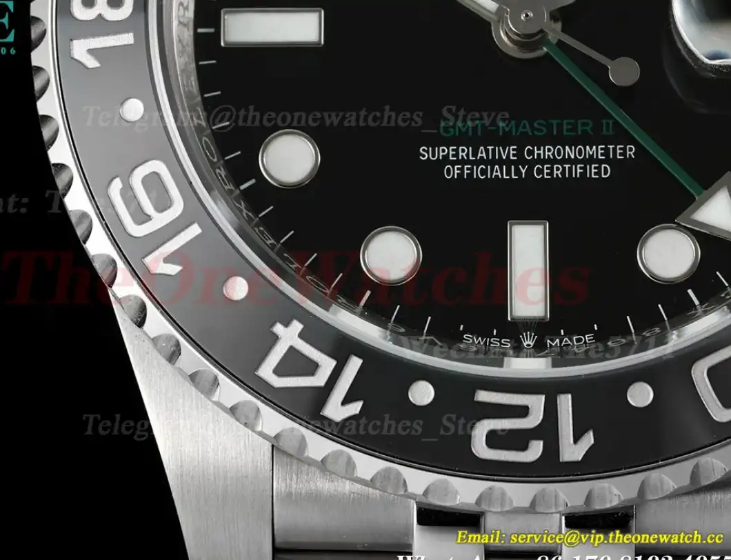 GMT Master II 126710 Bruce Wayne Jub 40mm SS SS Black Dial ARF VR3285