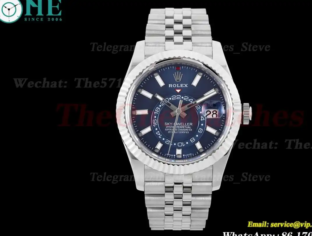 SkyDweller 326934 42mm SS SS Blue Dial ZF A2824