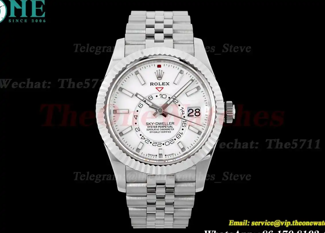 SkyDweller 326934 42mm SS SS White Dial ZF A2824