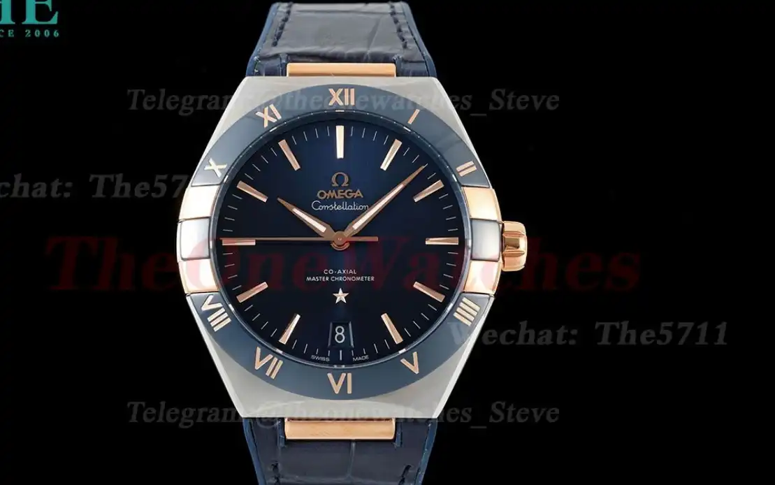 Constellation 41mm RG LE Blue Dial VSF A8900 Super Clone