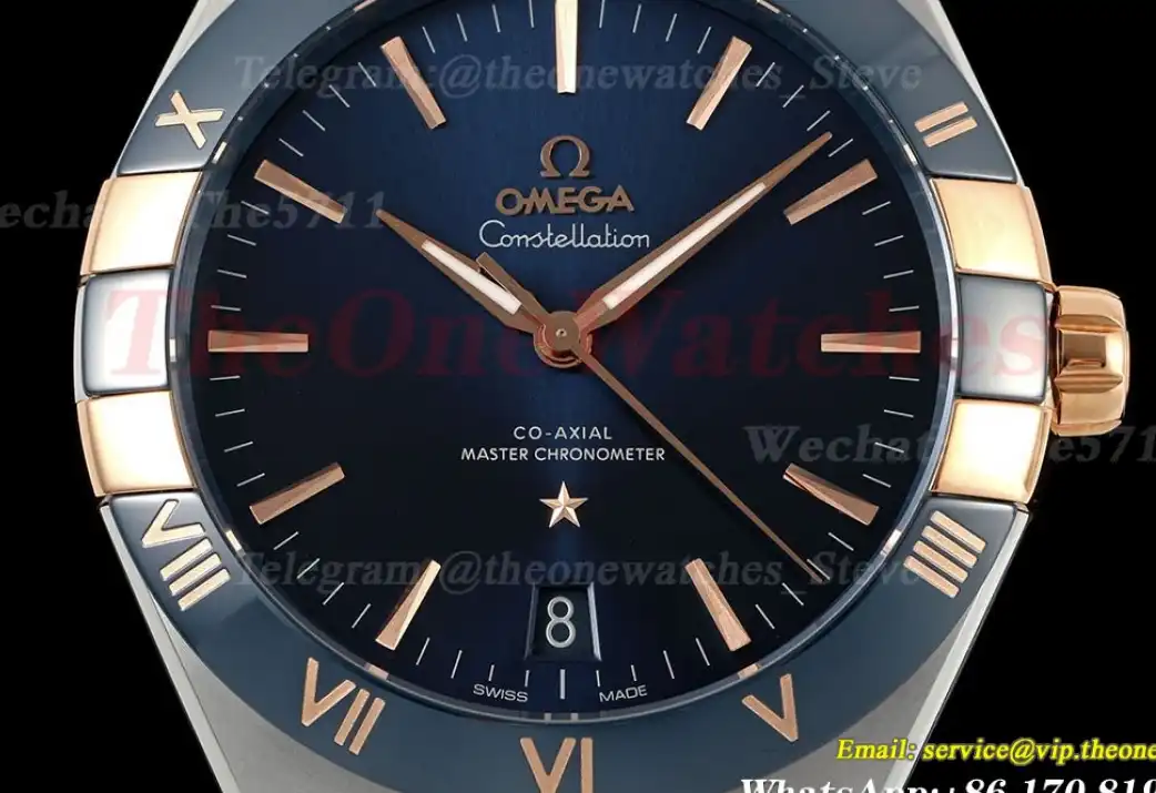 Constellation 41mm RG LE Blue Dial VSF A8900 Super Clone