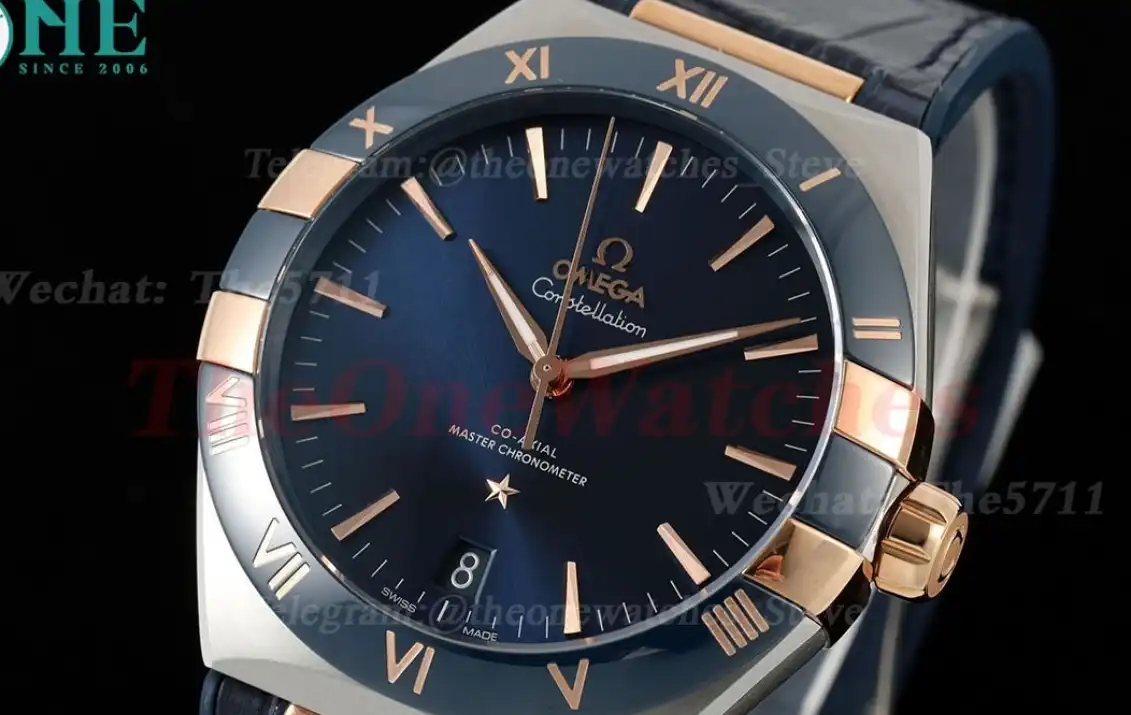 Constellation 41mm RG LE Blue Dial VSF A8900 Super Clone