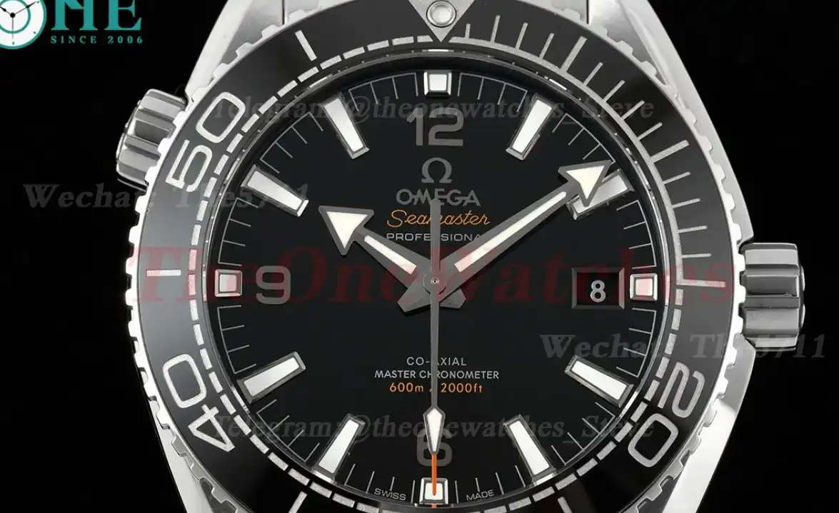 Planet Ocean 600M 39.5mm SS SS Black VSF A8800